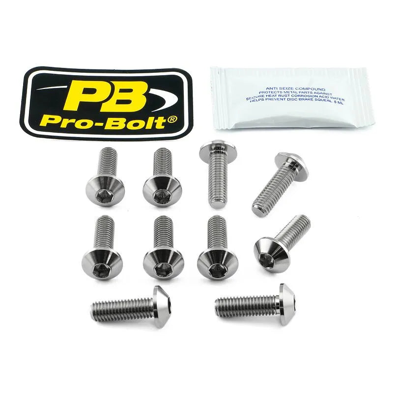 Pro Bolt Titanium Bremse Rotor Monteringsbolt Kit
