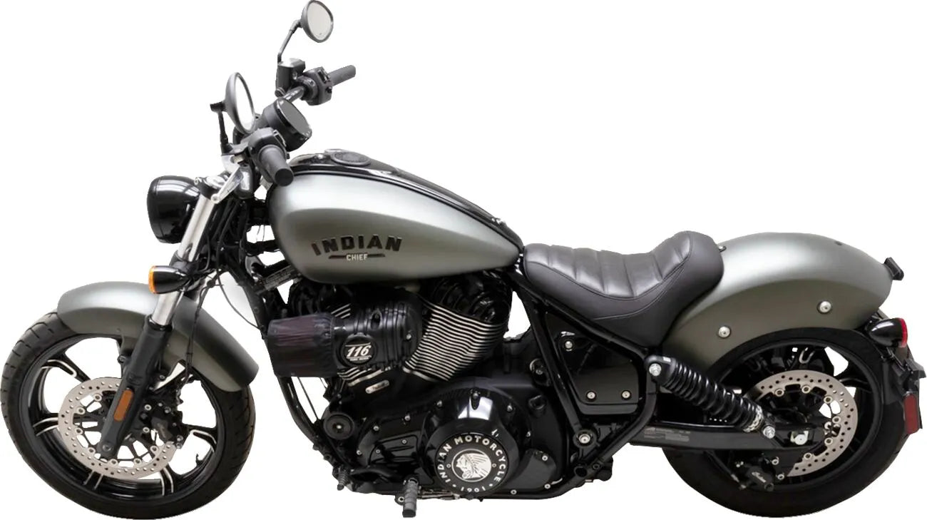 Mustang Runaround Solo Seat - For INDIAN