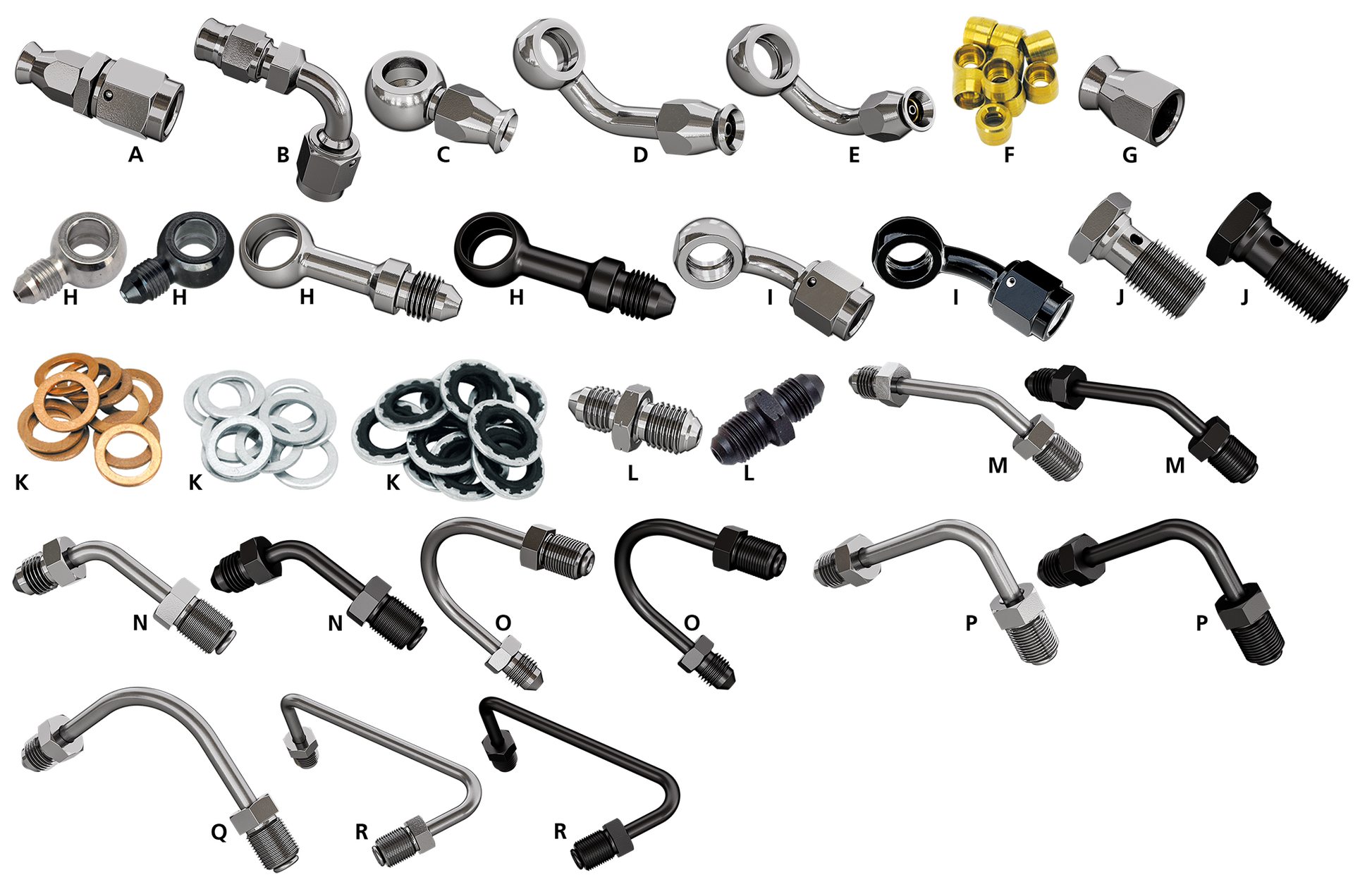 Goodridge Ultimate Stainless Steel Braided Brake and Clutch Lines with All Chrome or Stainless Steel Fittings – Control Cables & Hydraulic Lines