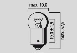 Flosser 12v/21w Replacement Bulb