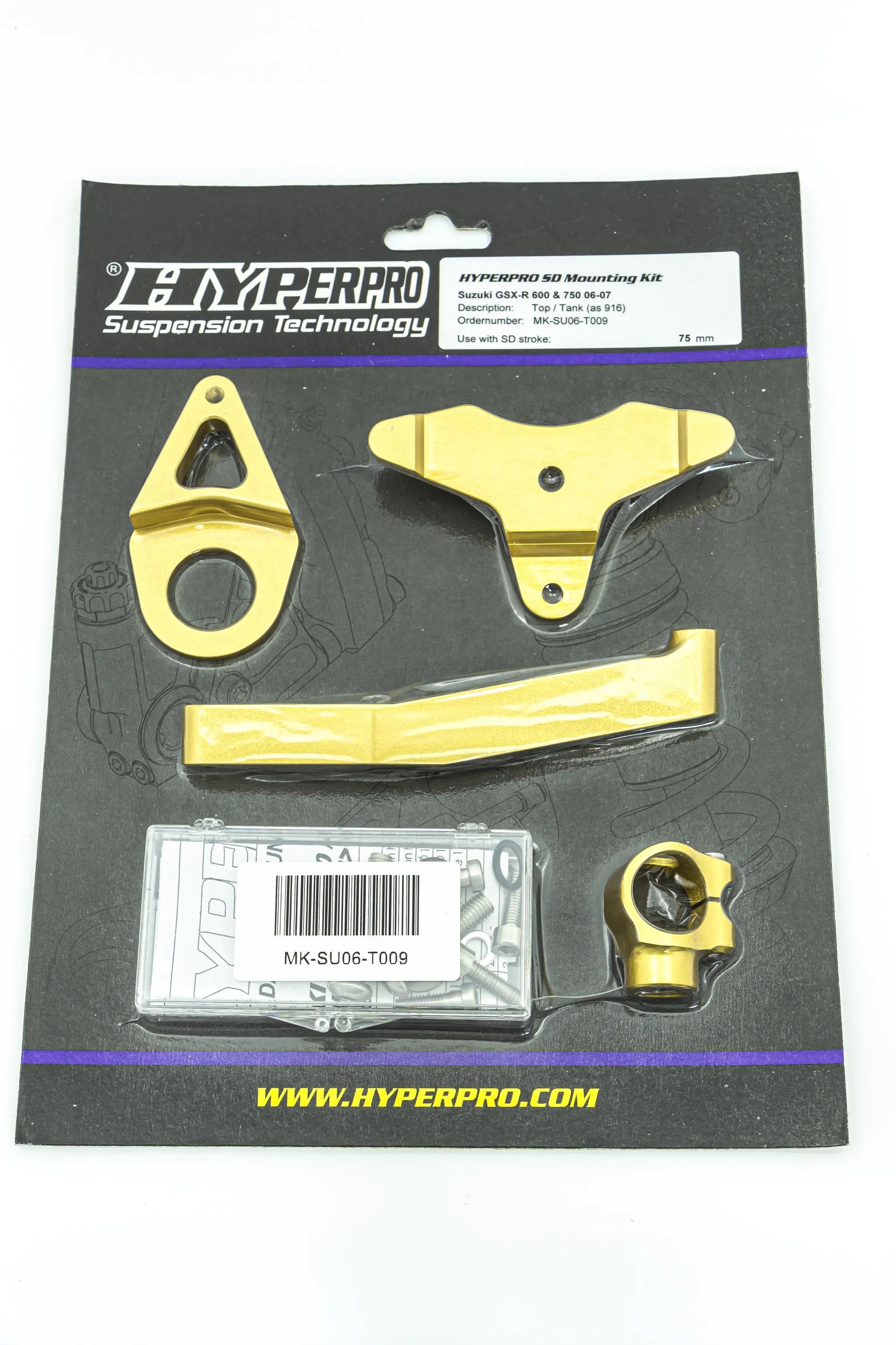 Hyperpro Steering Damper Mounting Kit