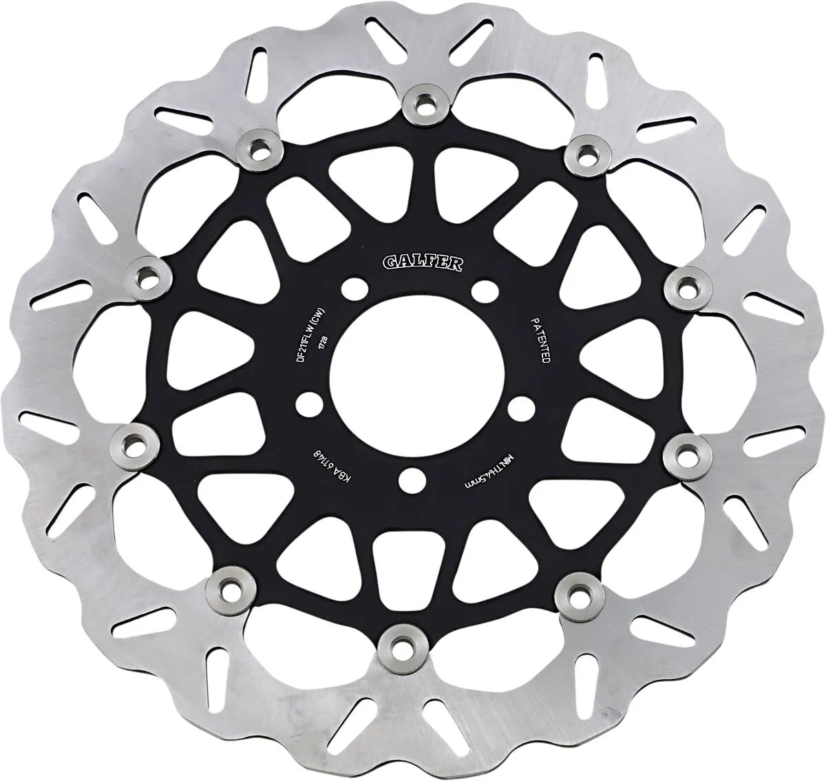 Galfer Brake Rotor For Motorcycle - 330mm Stainless Steel