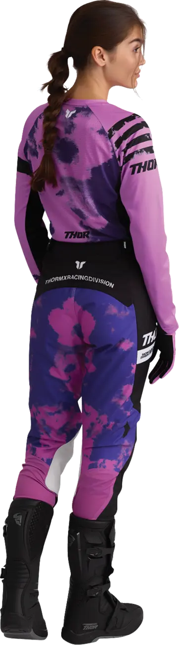 Thor Women's Launchmode Xp Gloves - Black/Orchid