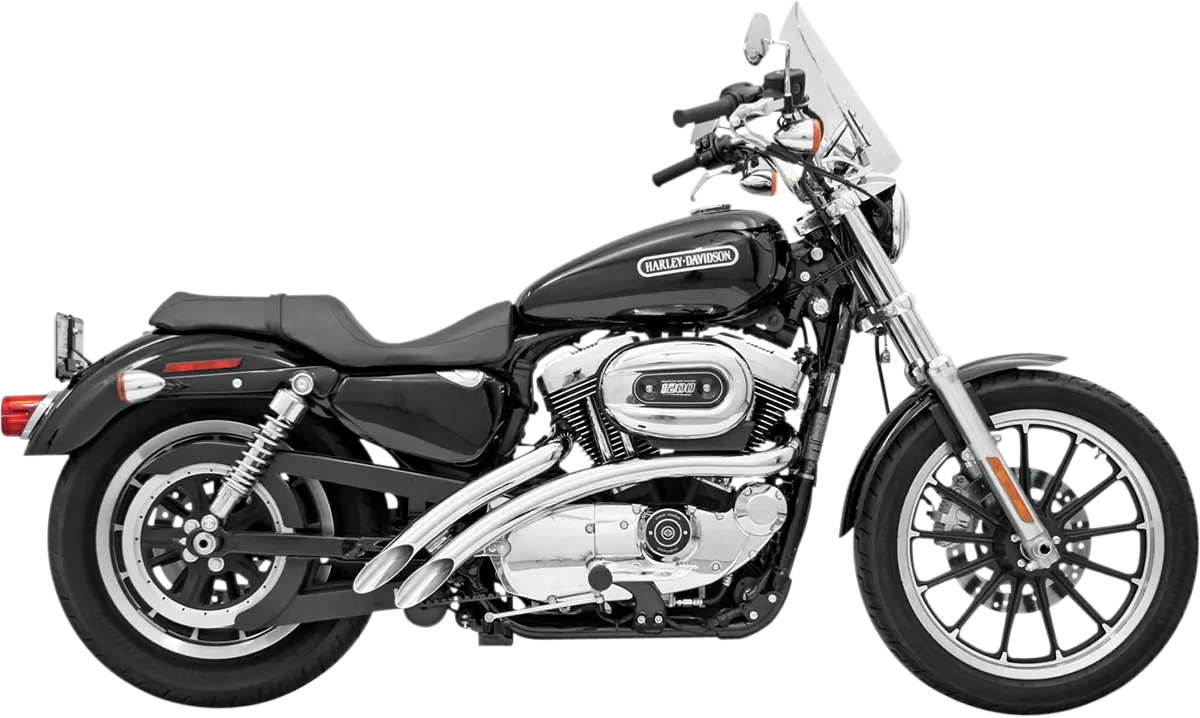 Bassani Xhaust Radial Sweepers Exhaust System - Chrome