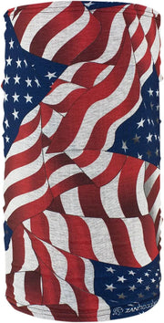 Zan Headgear Motley Tube Fleece Lined Flag Neck Tube