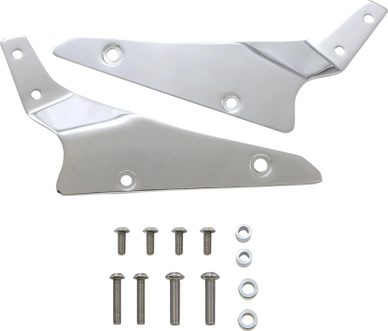 Cobra Round Sissy Bar Kit - Chrome Finish