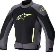 Alpinestars T Sp X Superair Men's Motorcycle Jacket - Black/Gray/Yellow Fluo