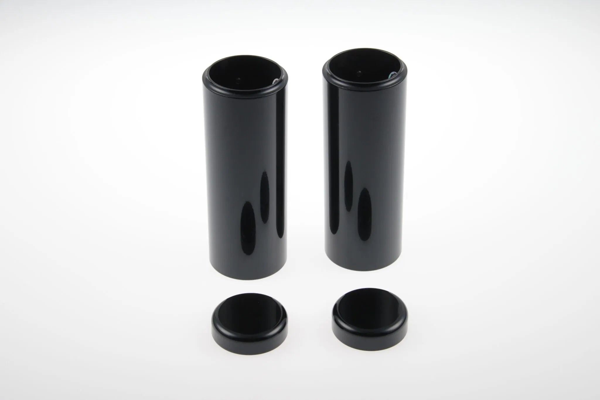 Cult Werk Fork Covers - Gloss Black Aluminum