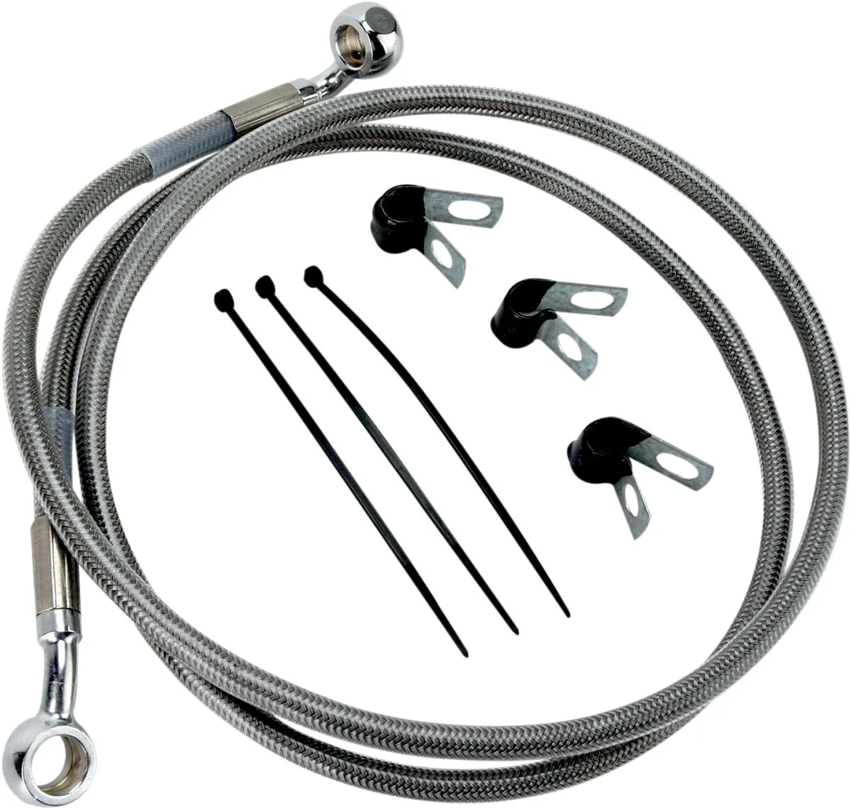 Drag Specialties Forlænget Bremse Slange Kit 46.25"