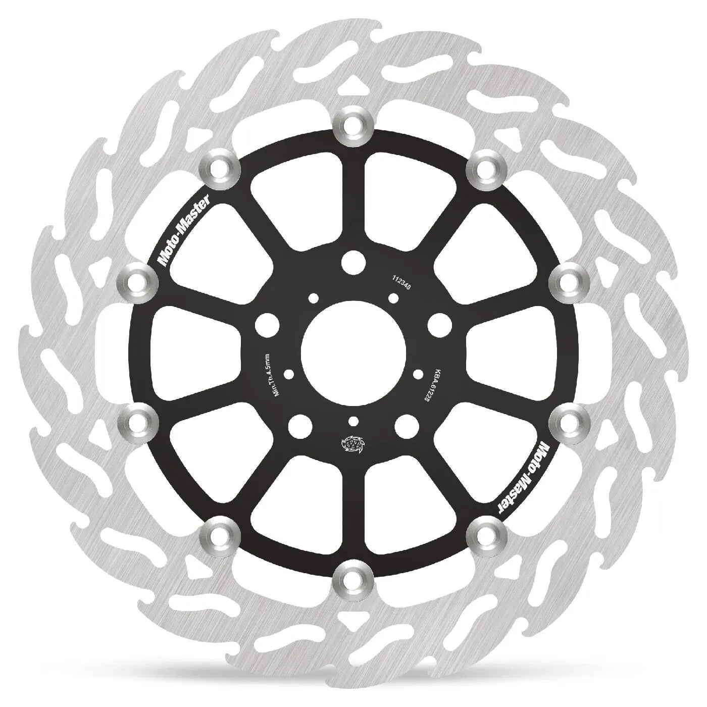 Moto-master Flame Series Flydende Bremse Rotor - Foran