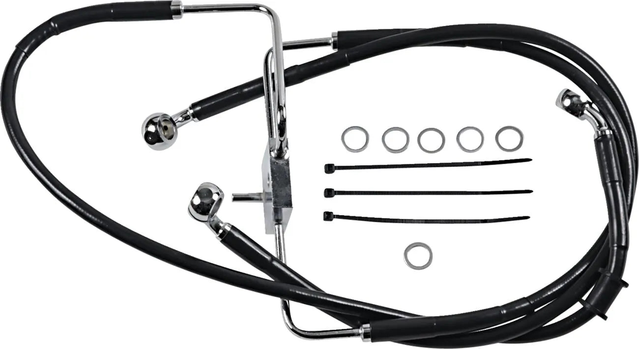 Drag Specialties Forlænget Bremse Slange 37" Foran
