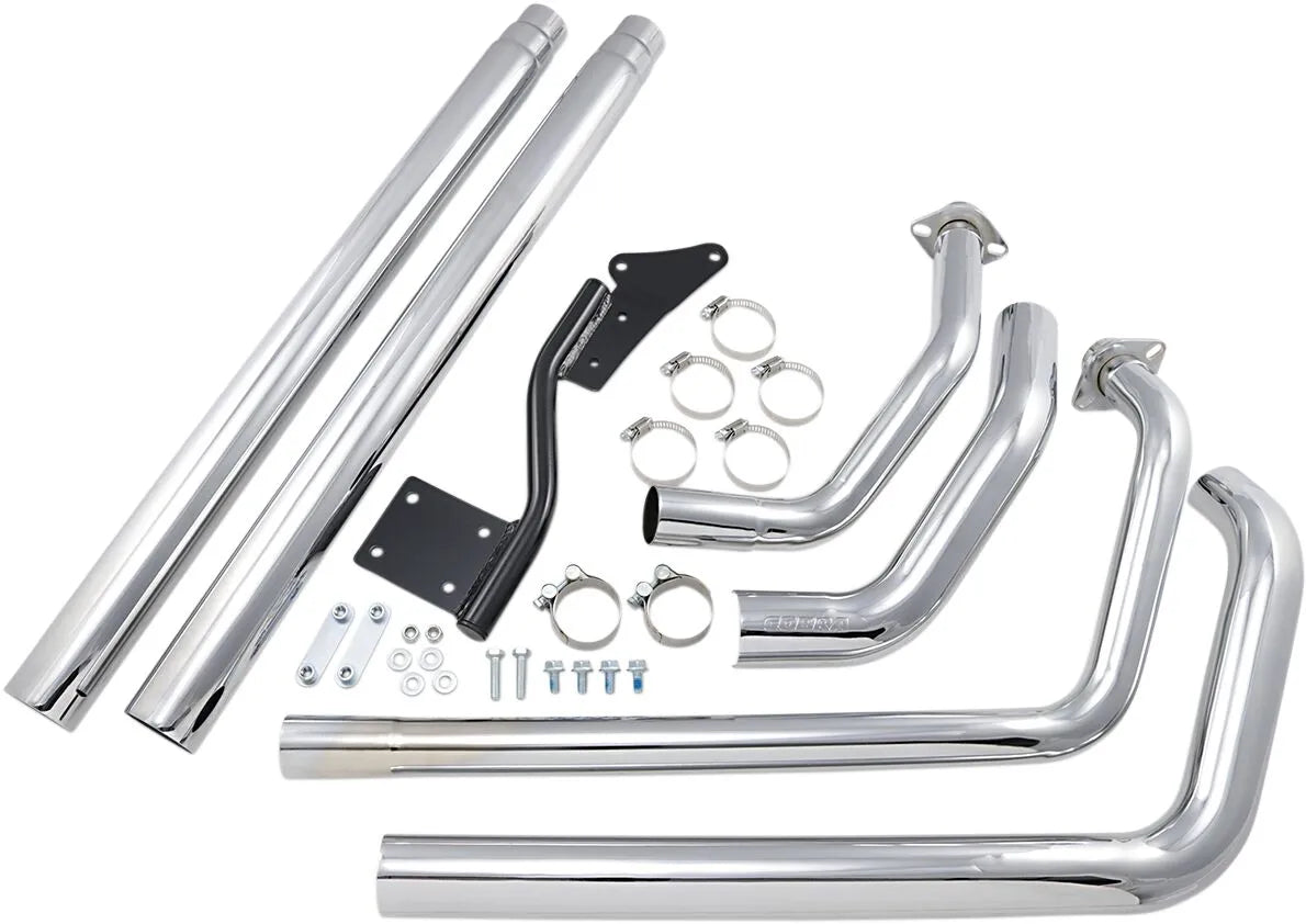 Cobra Lo-boy Shotgun Exhaust System Chrome