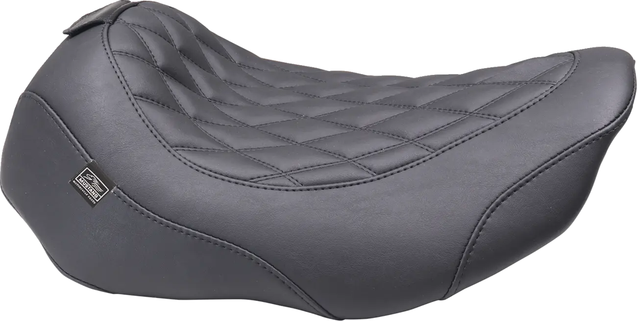 Mustang Wide Tripper Solo Seat - For Harley Davidson