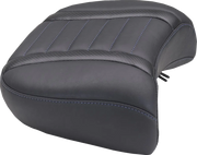 Rear Mustang Wide Deluxe Touring Passenger Seat - For Harley Davidson