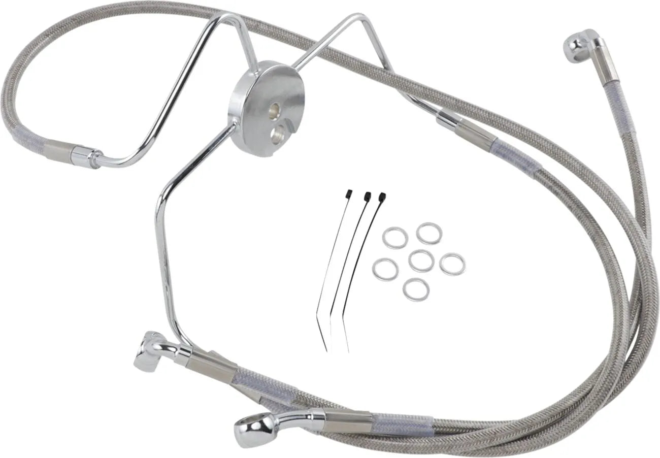 Drag Specialties Ekstra Lang Bremse Slange Kit Til Abs Modeller