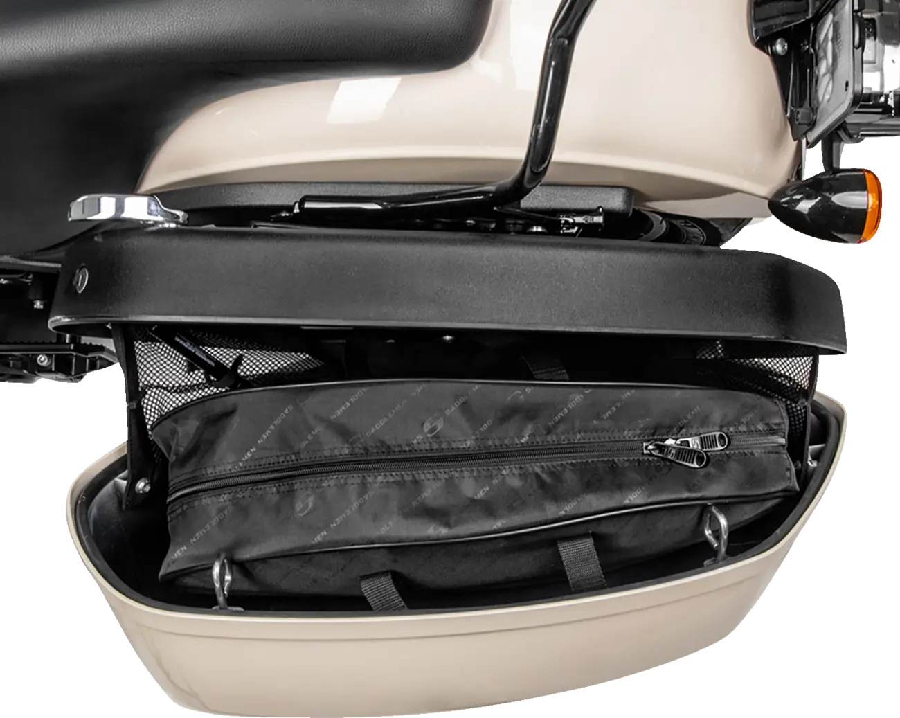 Saddlemen Saddlebag Liners - Soft, Black