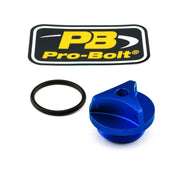 Pro Bolt Aluminium Oil Filler Cap - Blue