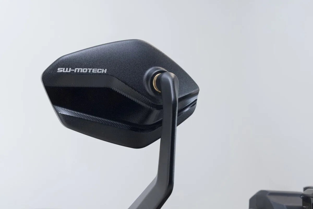 Sw-motech Bar End Mirrors - Black Aluminum