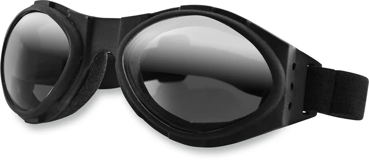Bobster Bugeye Goggles Black Frame Smoke Mirror Lens