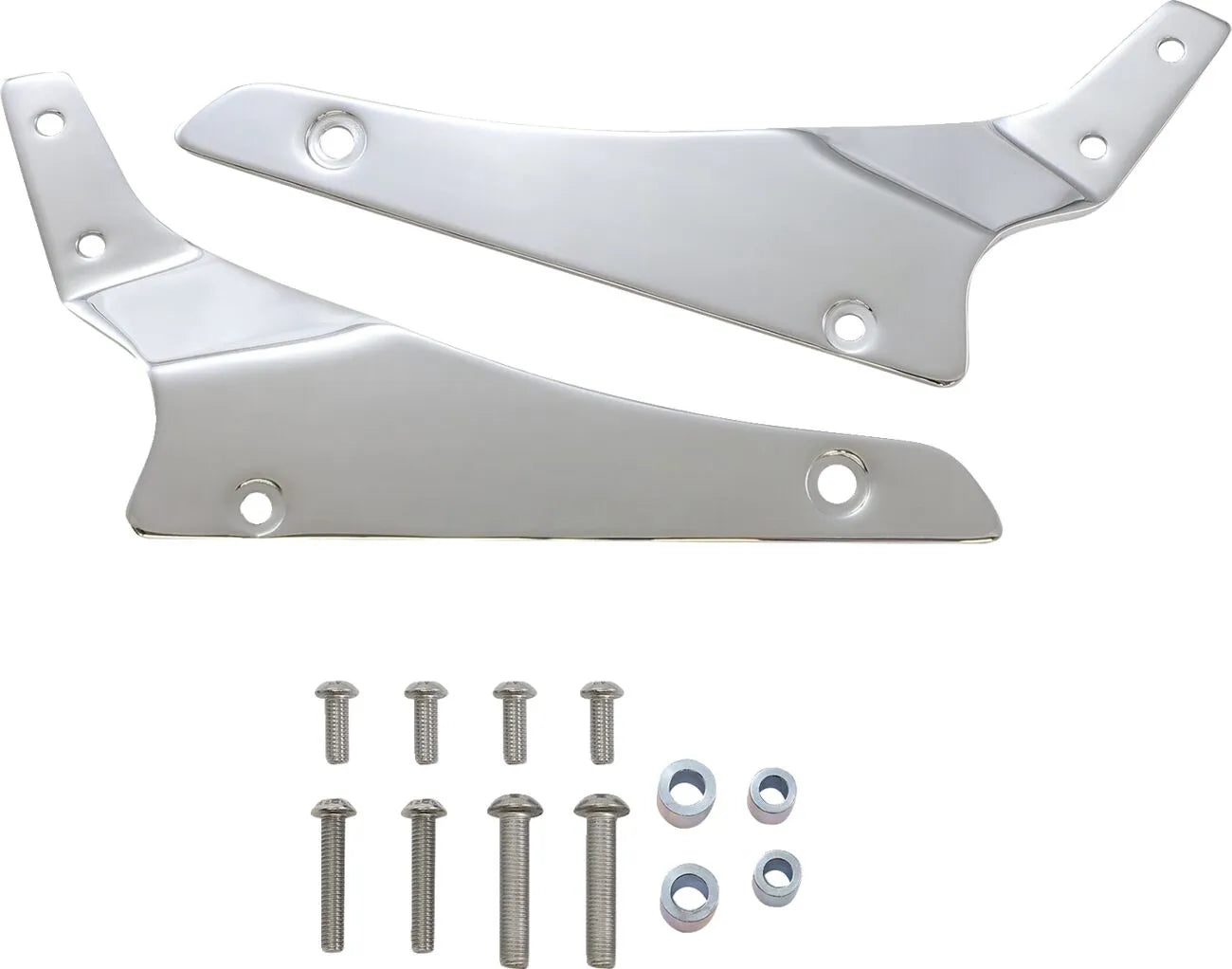 Cobra Round Sissy Bar Kit - Chrome Steel