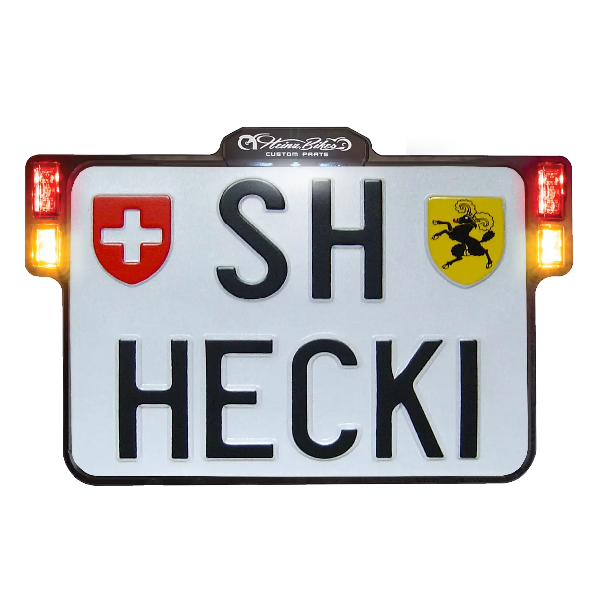 Heinz Bikes All-in-one 2.0 License Plate Holder - Black