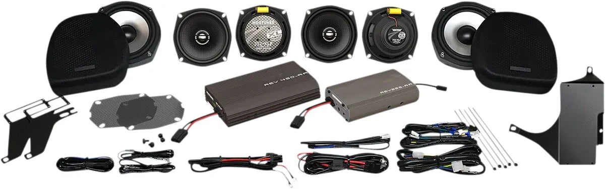 Hogtunes 6-speaker Dual Amp System