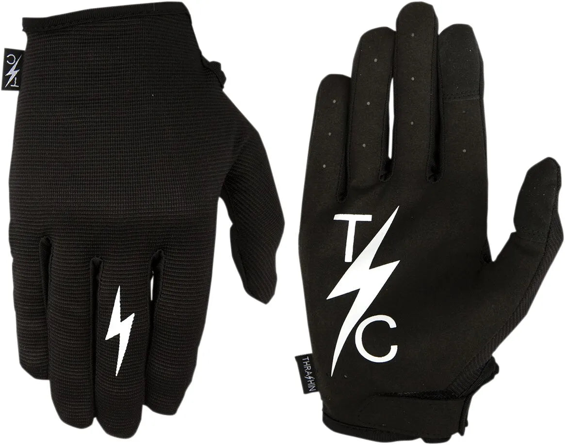 Thrashin Supply Co. Stealth V2 Gloves - Black/White