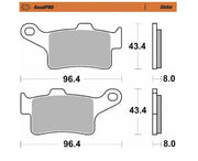 Moto-master Roadpro Sintrede Metal Bremseklodser - Bag