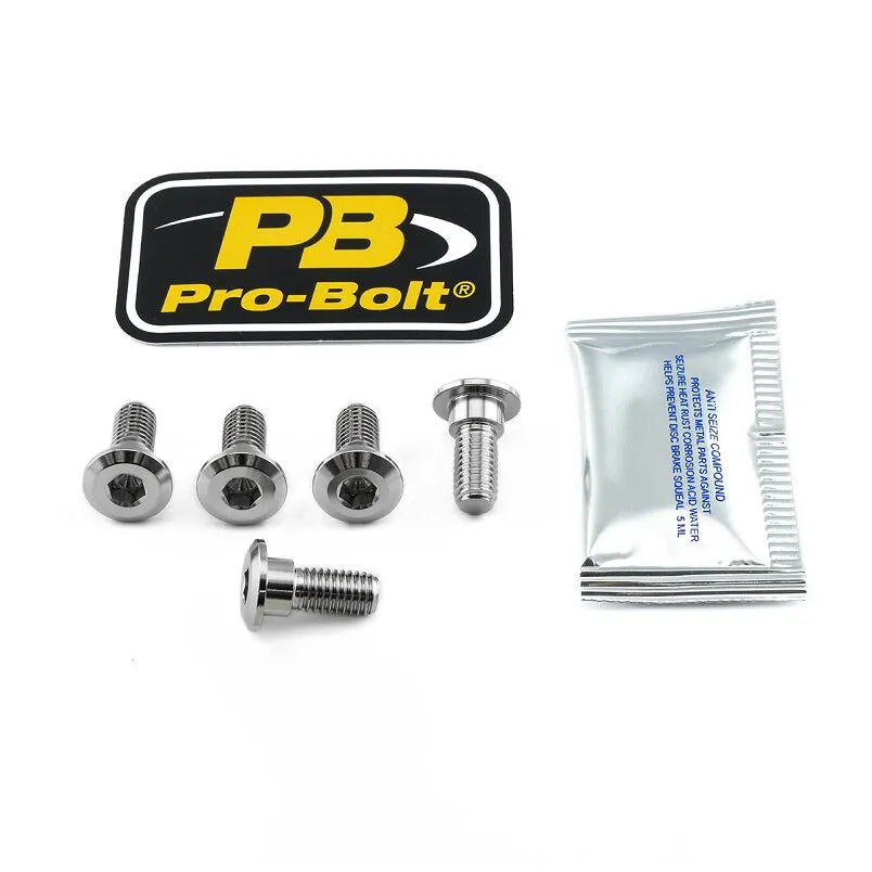 Pro Bolt rustfrit stål bremseskive monteringsbolt kit