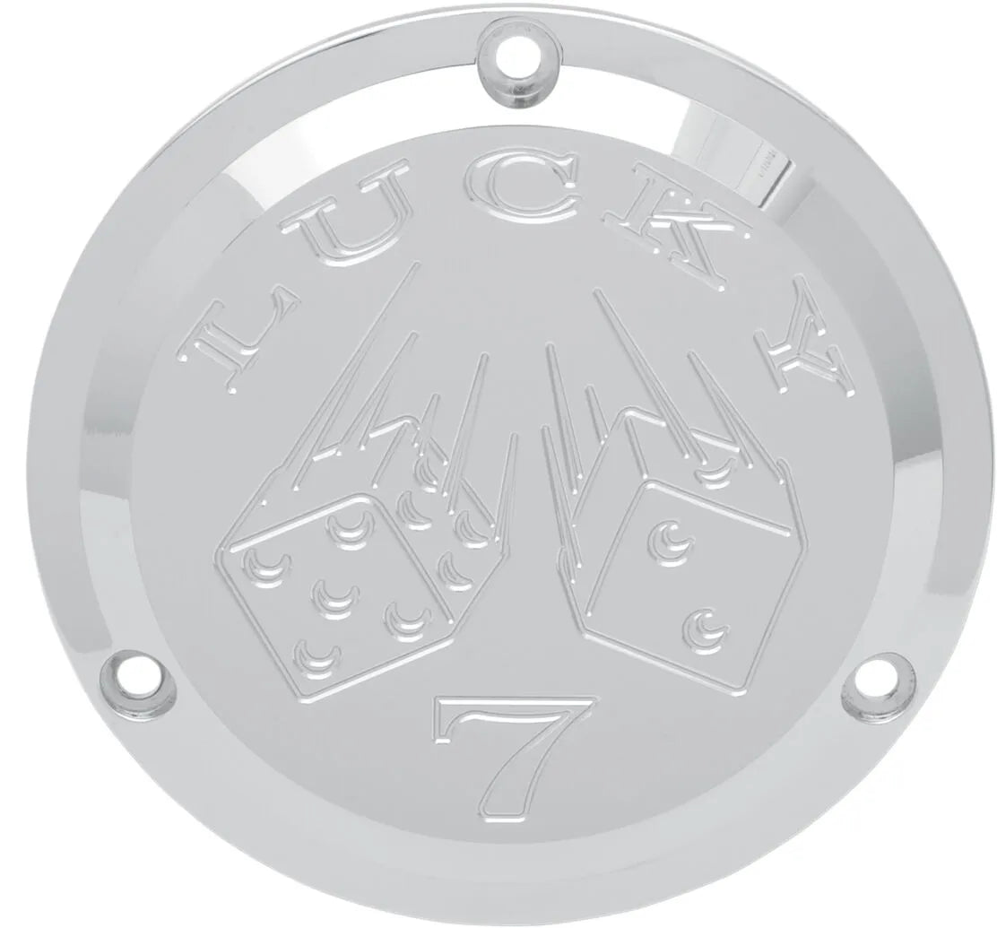 Joker Machine Chrome Derby Cover For Big Twin