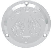 Joker Machine Chrome Derby Cover For Big Twin