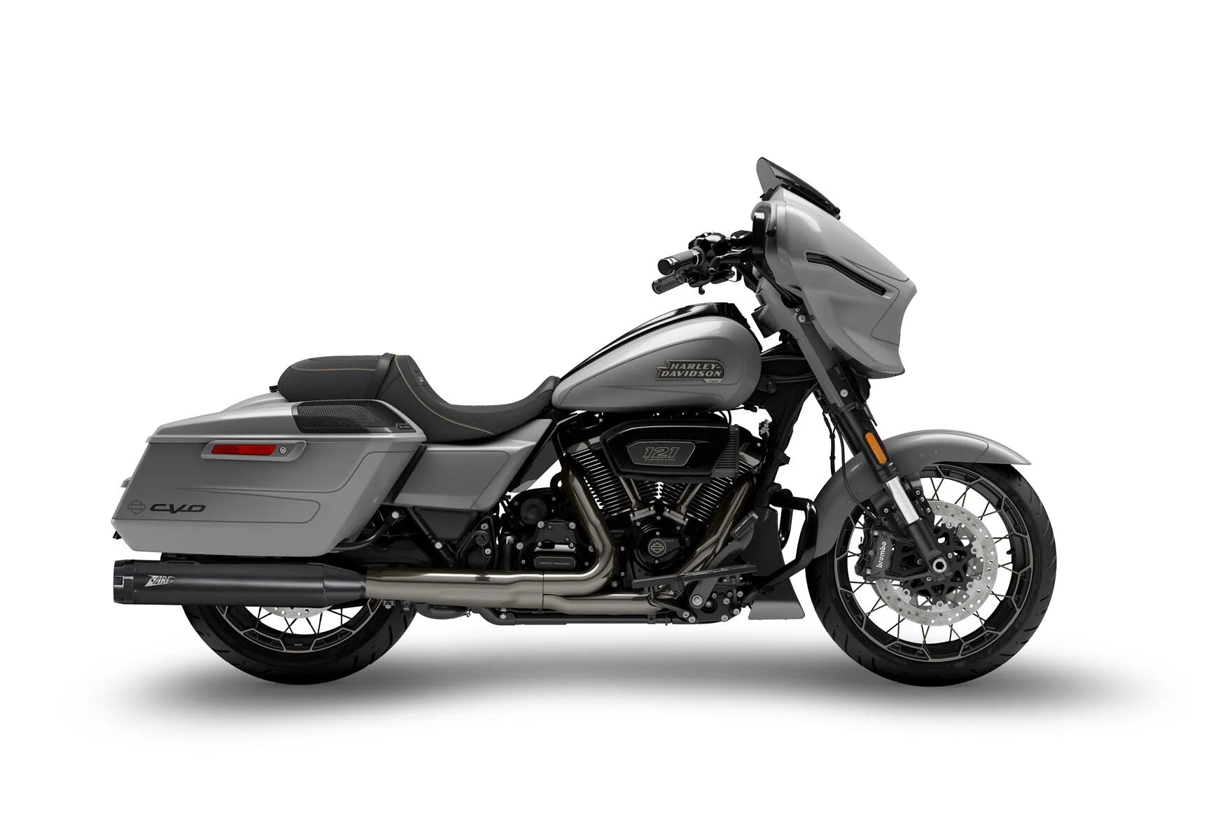 Zard 4.5" Slip-on Mufflers For Harley-davidson Touring