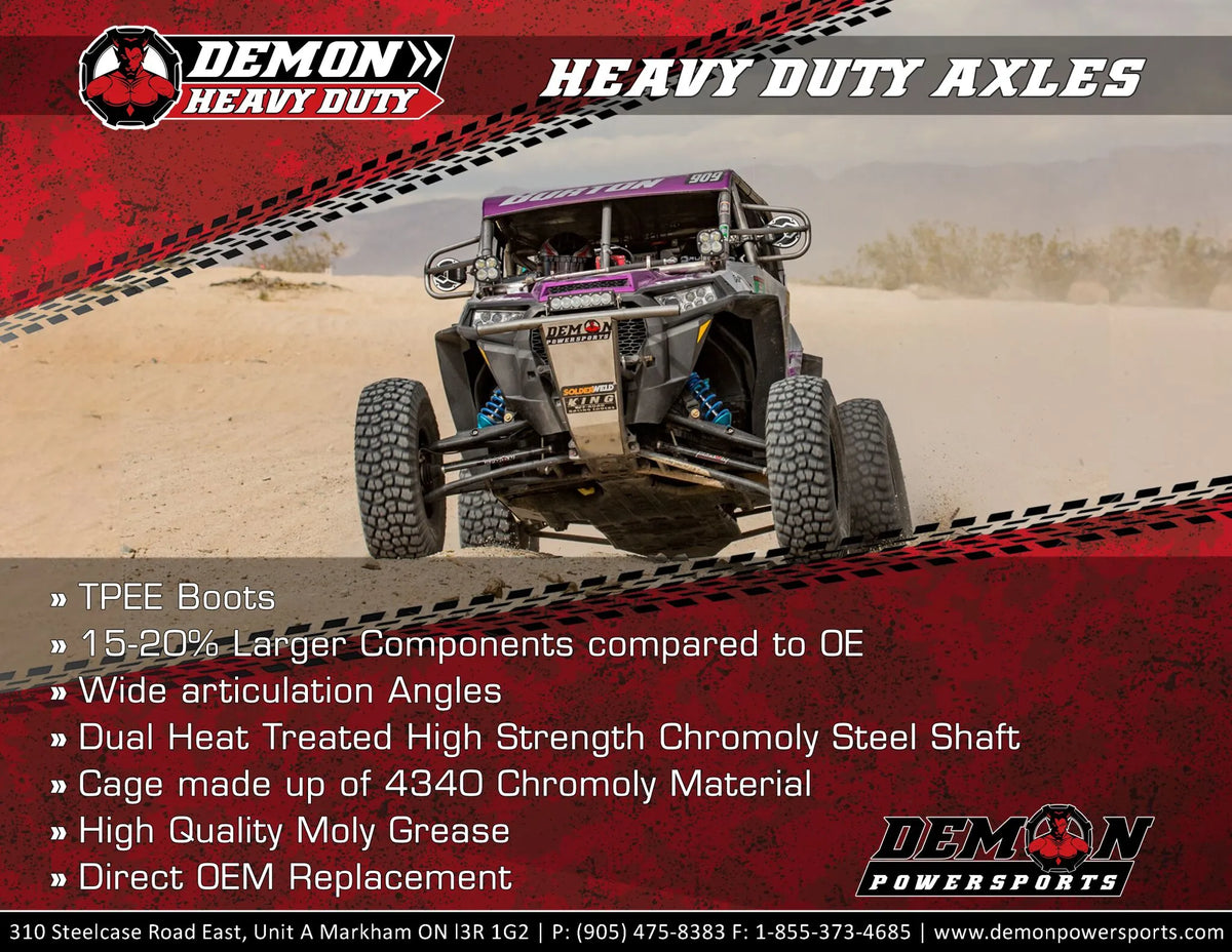 Demon Heavy-Duty Complete Axle - PAXL-3034HD