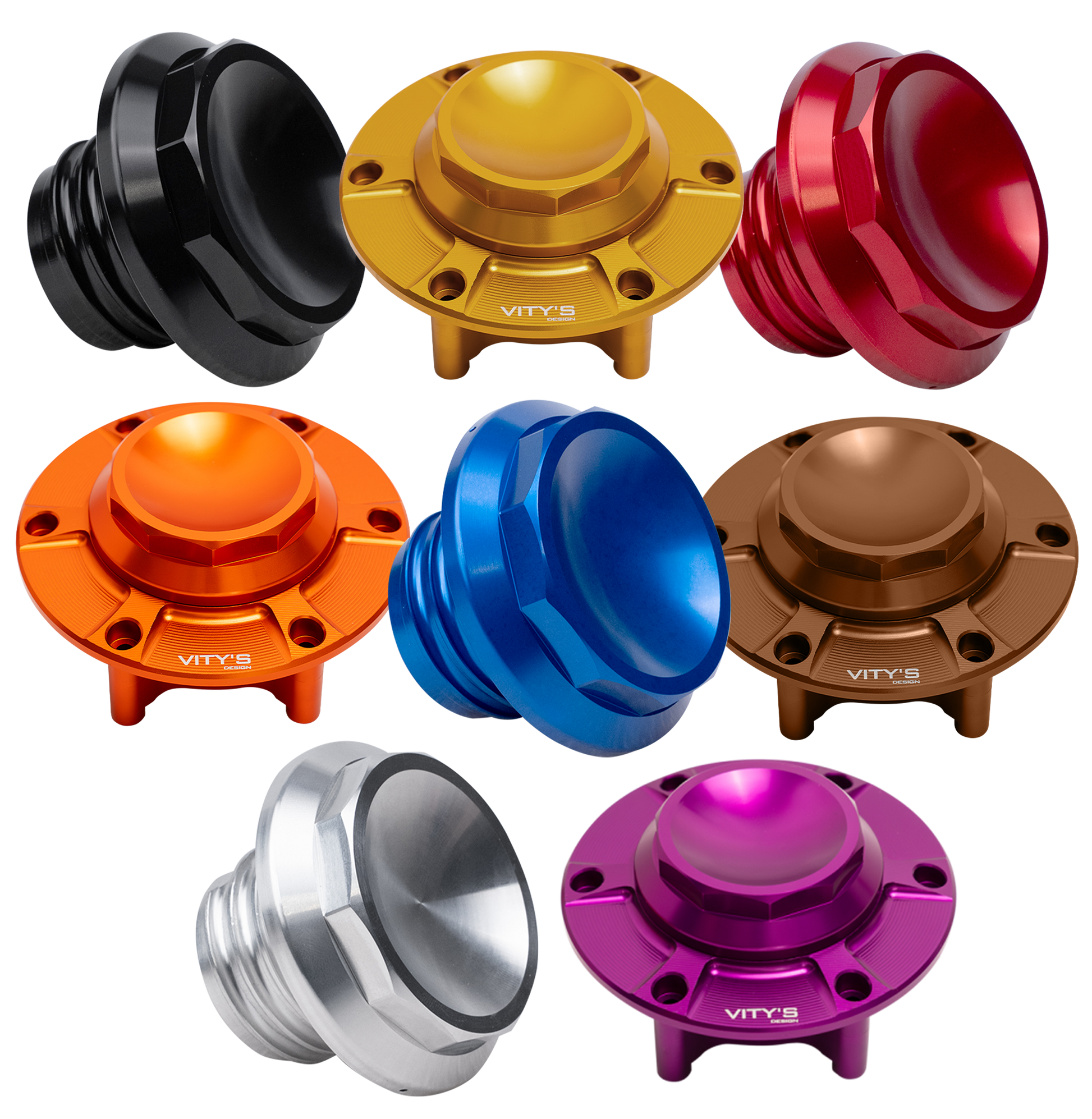 Vity's Decagon Gas Caps – Gas- & Oil Tank