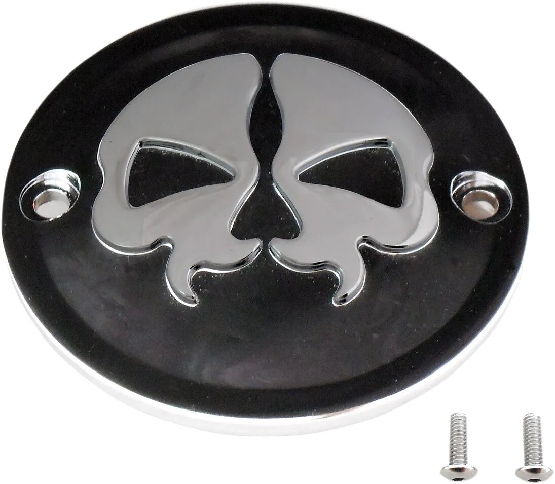 Drag Specialties Split Skull Points Cover - Black