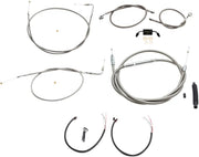 LA CHOPPERS Stainless Braided Cable/Brake Line Kit for 18"-20"