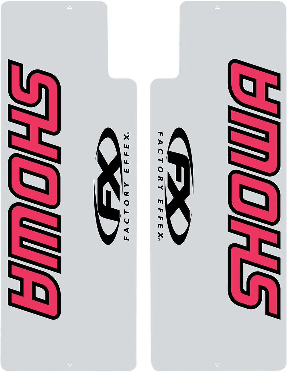 Factory Effex Upper Fork Graphic Kit Showa Logo