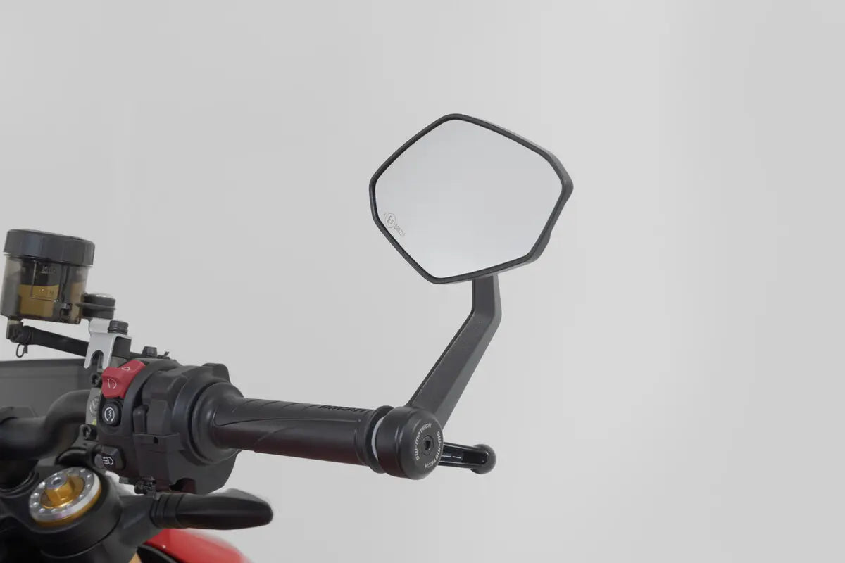 Sw-motech Bar End Mirrors - Black Aluminum