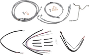 Burly Brand Stainless Braided Cable Kit for Ape Hangers