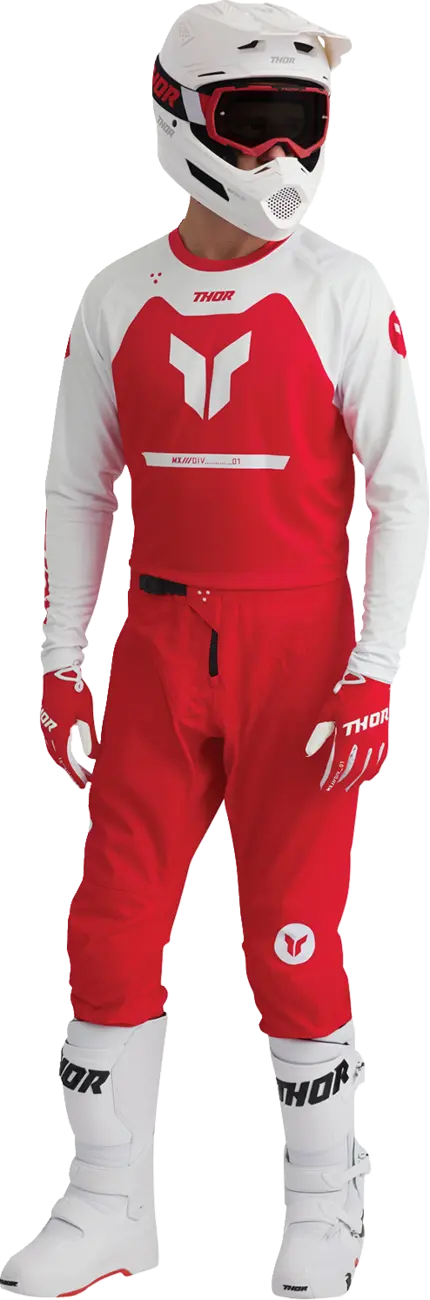 Thor Fleet Whiteout Helmet