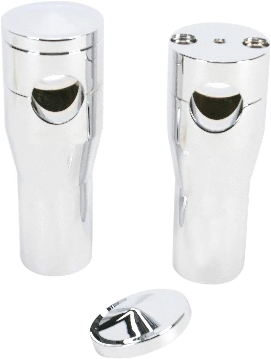 Accutronix Elite Aluminum Risers 4" Chrome