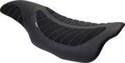 2-Up Mustang Kodlin Signature Seat - Alcantara - For Harley Davidson