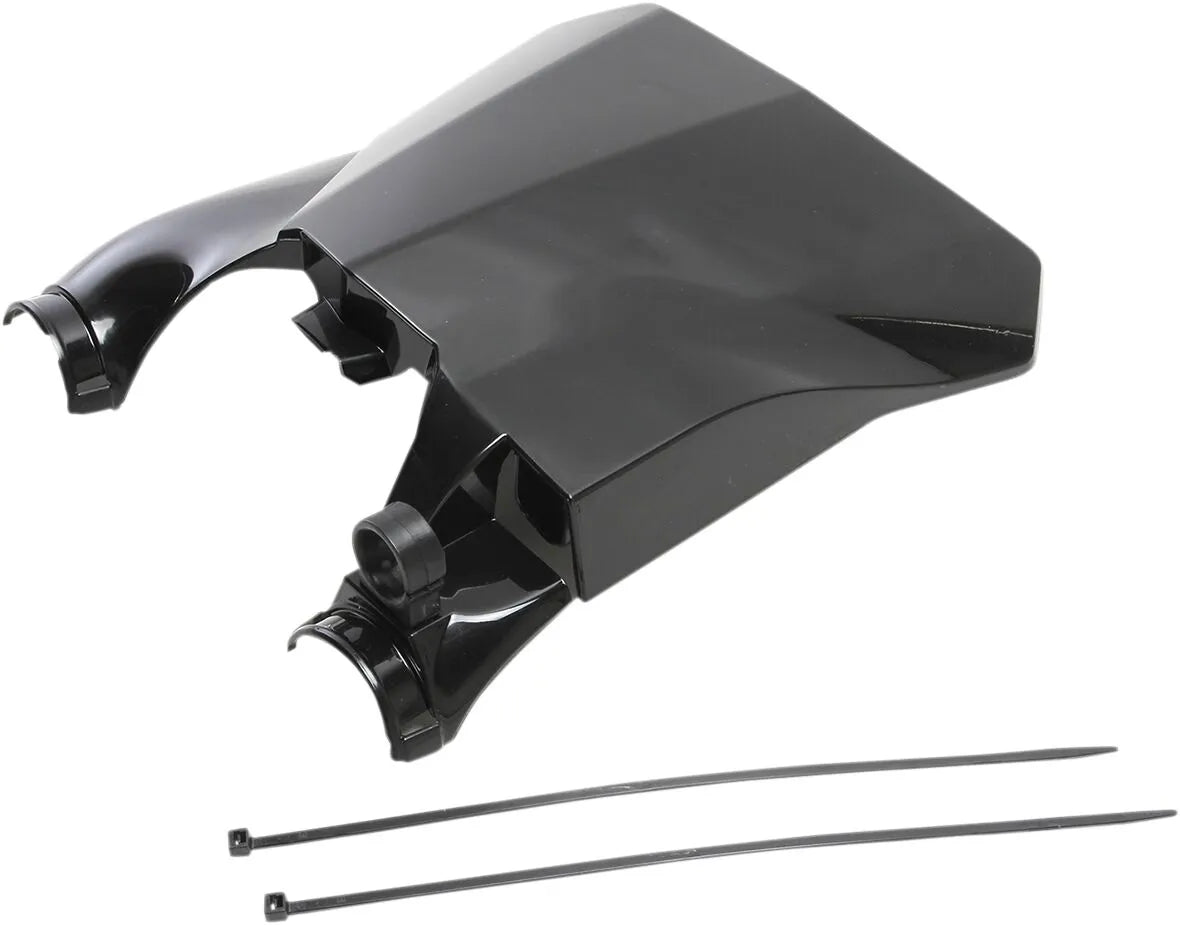 Ufo Stadium Number Plate With Fork Guards - Black