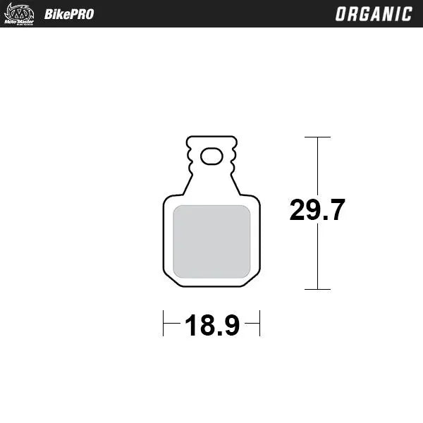 Moto-Master Organic Brake Pad Kit for Magura MT5/MT7