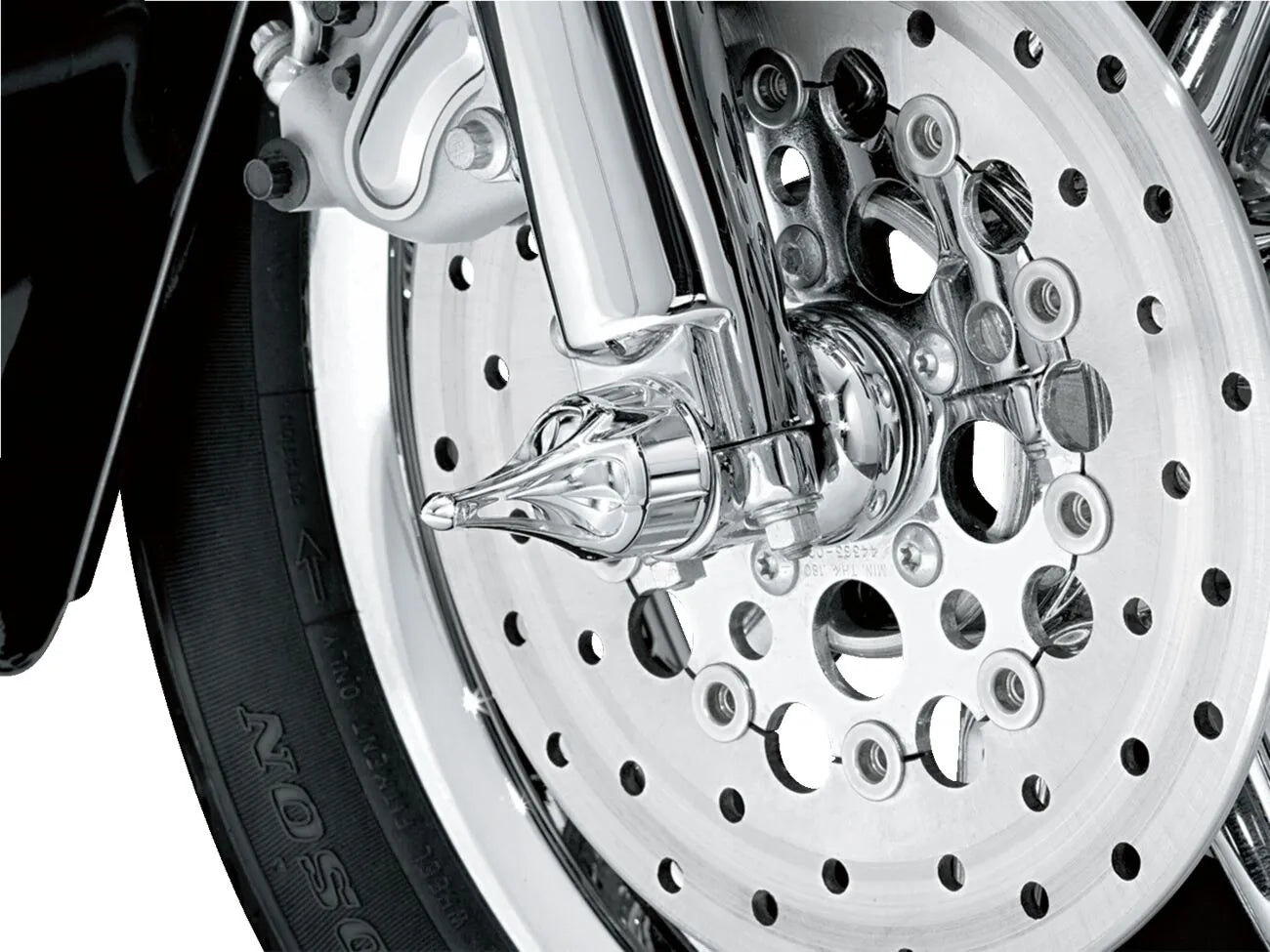 Kuryakyn Front Axle Nut Cover