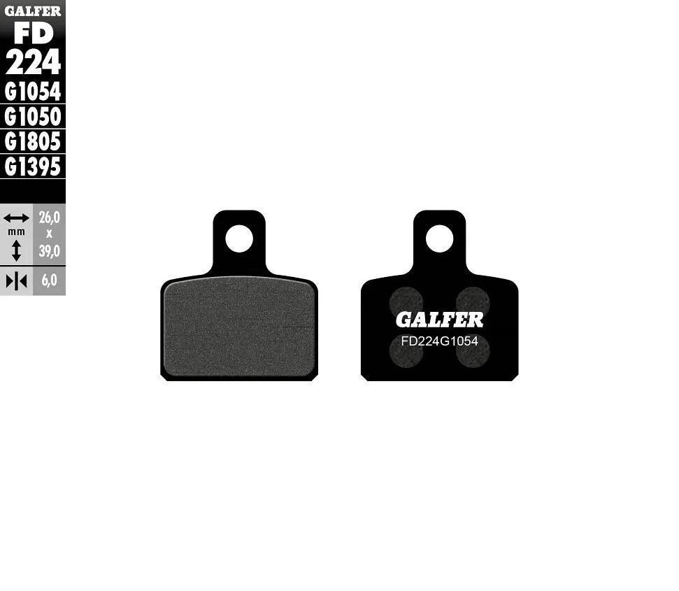 Galfer Semi-metalliske Bremseklodser til OEM-udskiftning - For