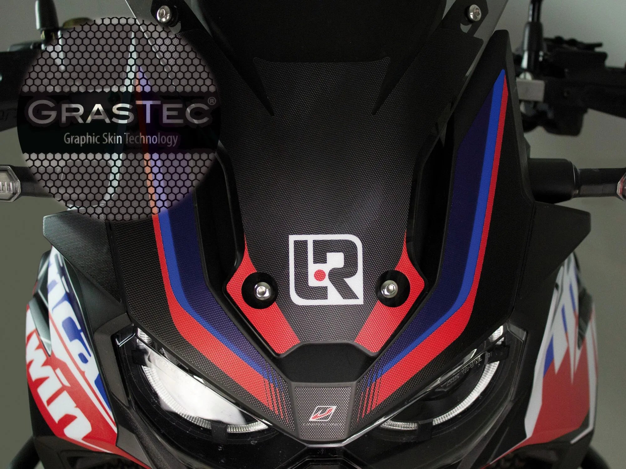 Uniracing Decal Kit For Honda Motorcycles - Black/red