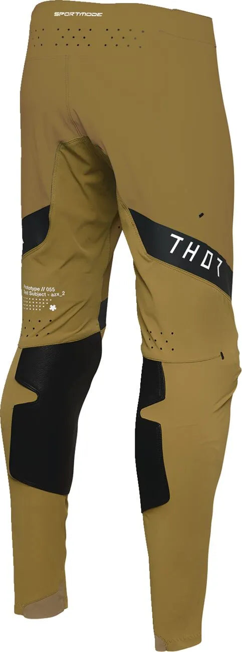 Thor Sportmode Flite Pants - Black/Tan/White