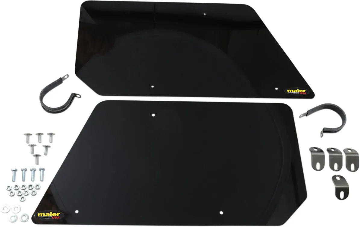 MAIER White Polypropylene Replacement Number Plates