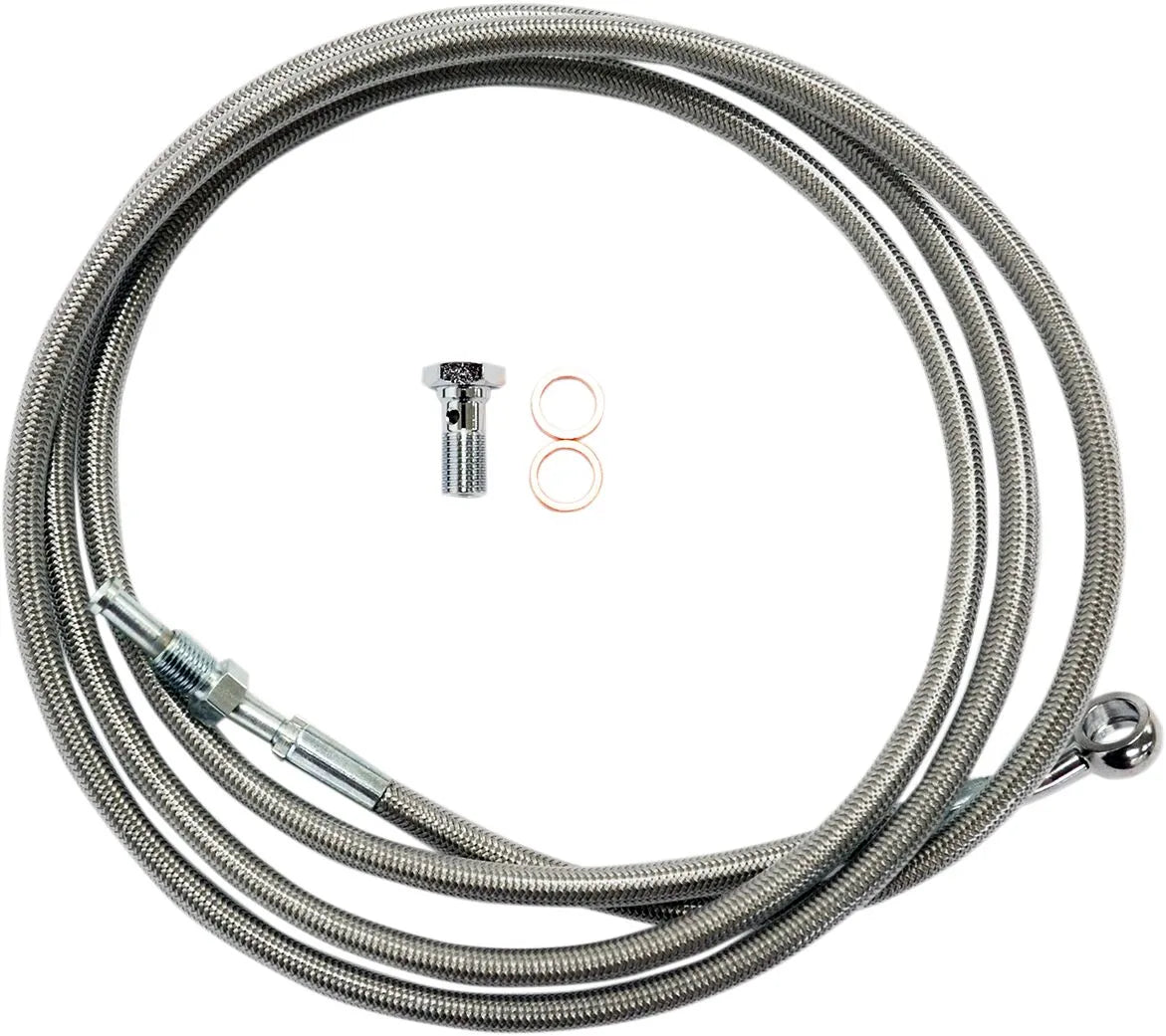 La Choppers Klar Rustfri Stål Koblingsslange Kabel